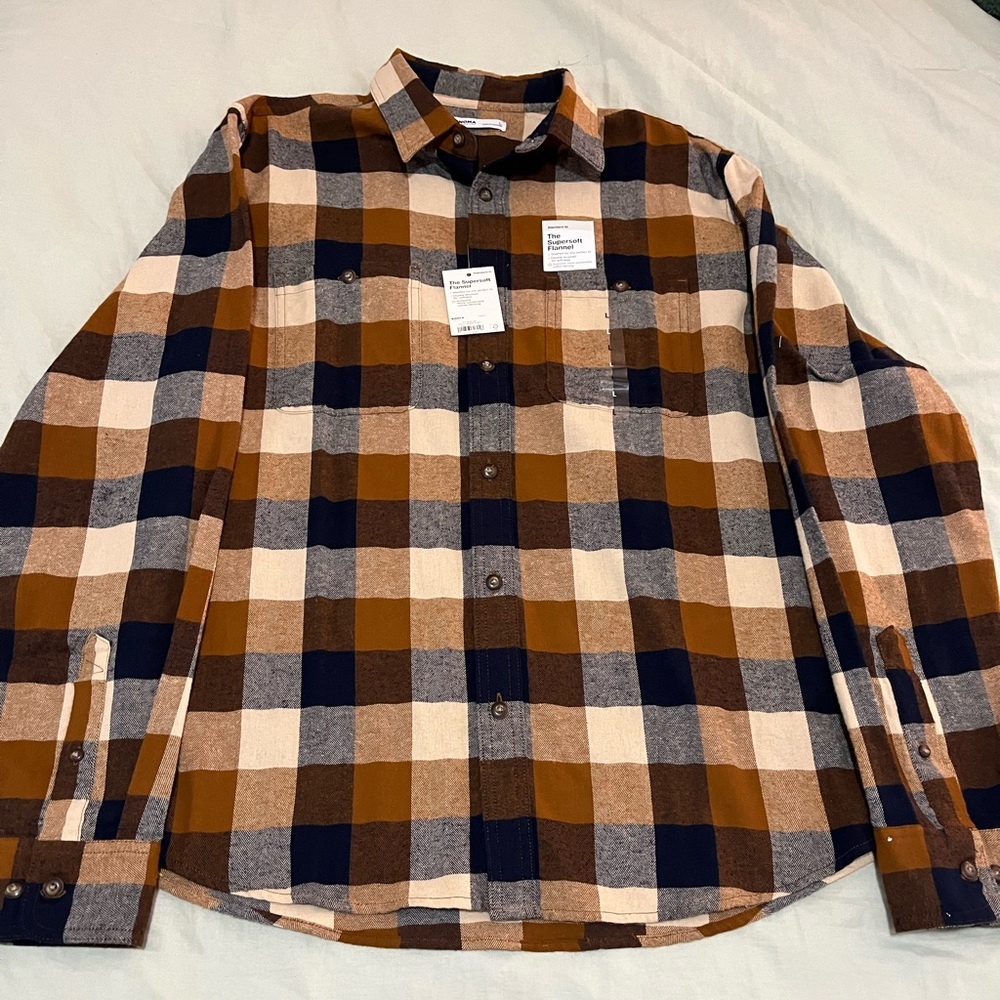 Men’s Large Sonoma flannel